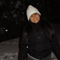 Delma in de sneeuw